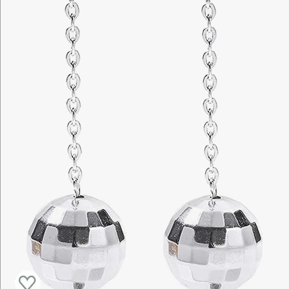 Disco ball earrings